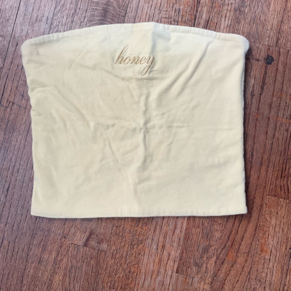 Brandy Melville Yellow Tube Top